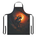Tomb Raider inspired apron with logo and game design
