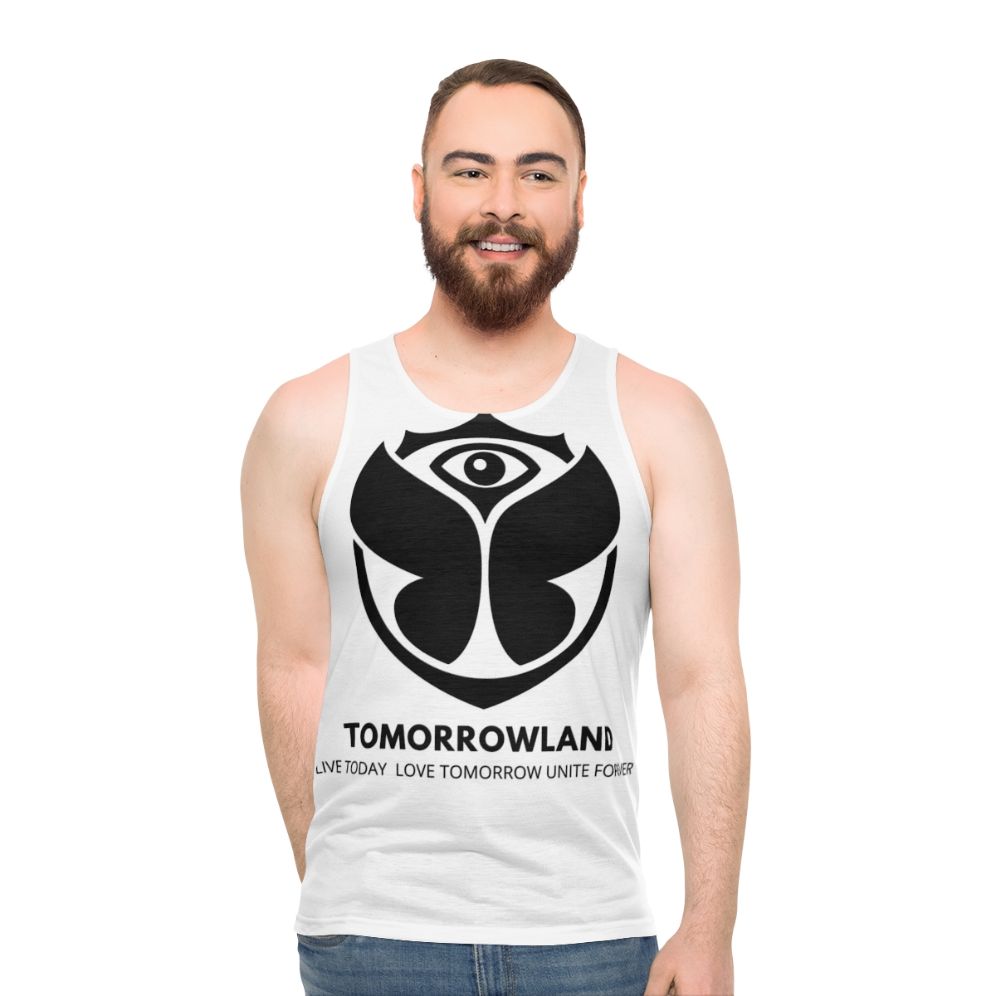 Tomorrowland Unisex Tank Top with EDM Festival Design