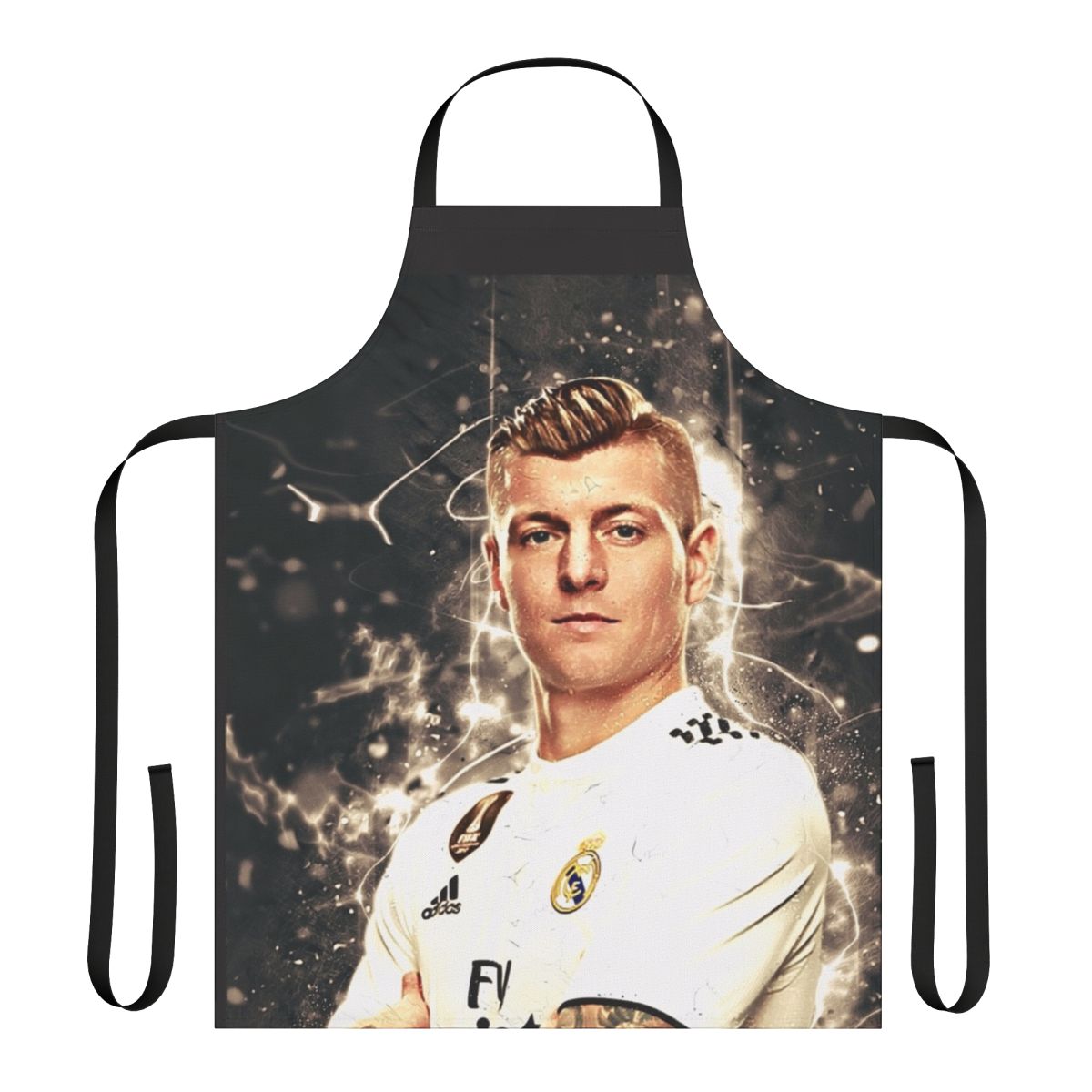 Toni Kroos Inspired Soccer Apron with Football Player Imagery