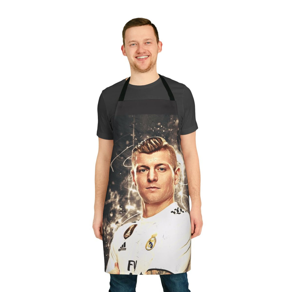 Toni Kroos Inspired Soccer Apron with Football Player Imagery
