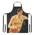 Toni Kukoc inspired basketball apron featuring retro Croatian basketball icons and legends