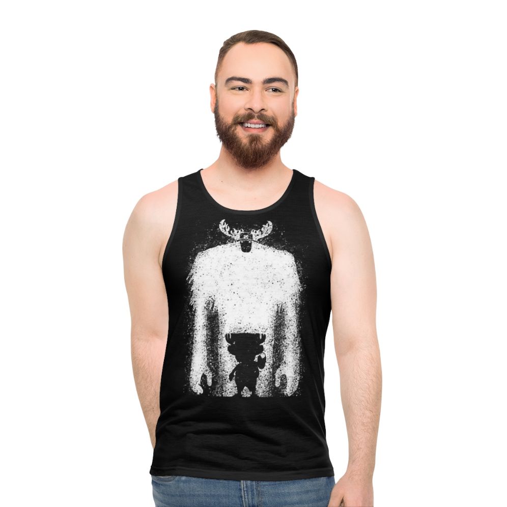 Tony Tony Chopper One Piece Silhouette Unisex Tank Top
