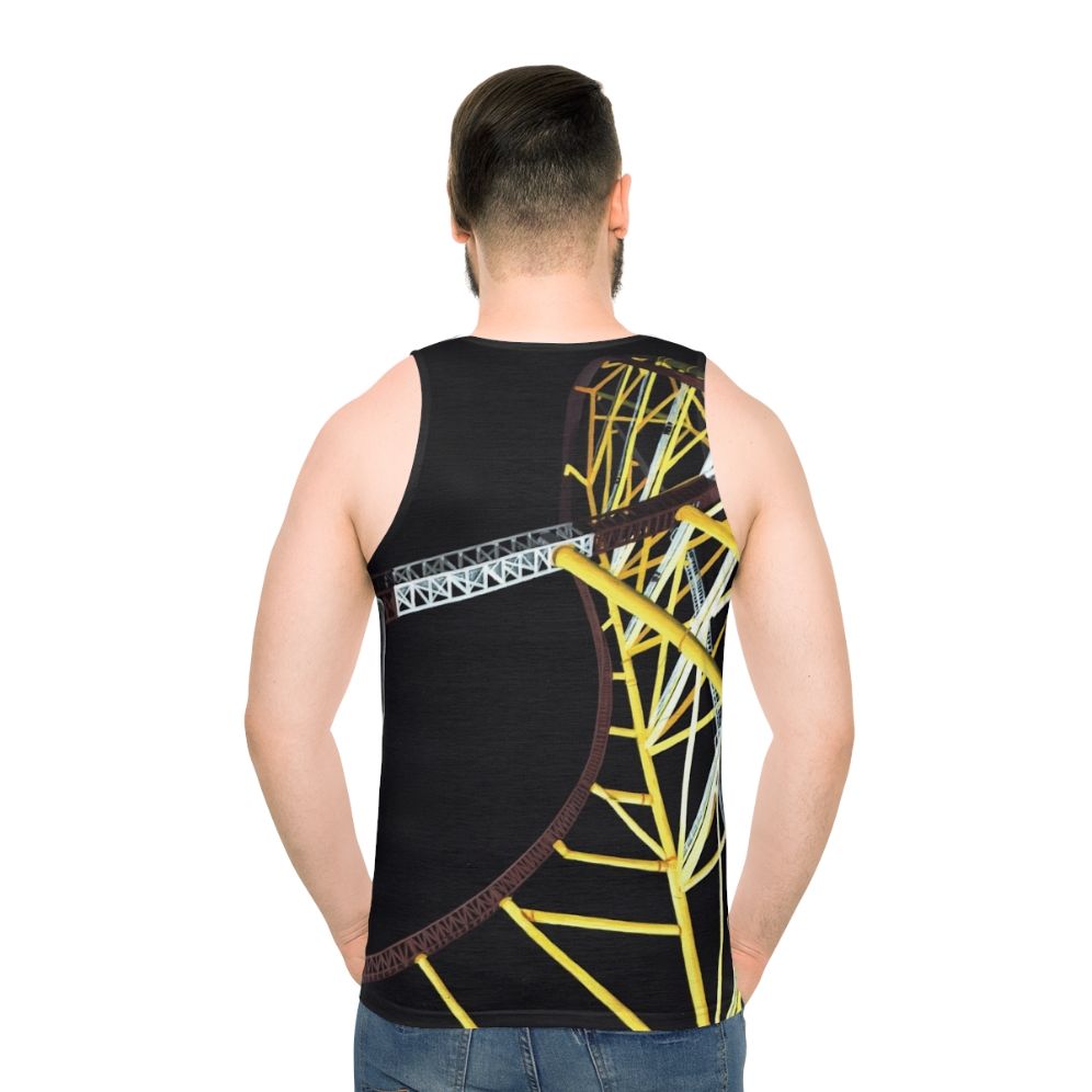 Unisex tank top featuring the Top Thrill Dragster roller coaster at Cedar Point amusement park