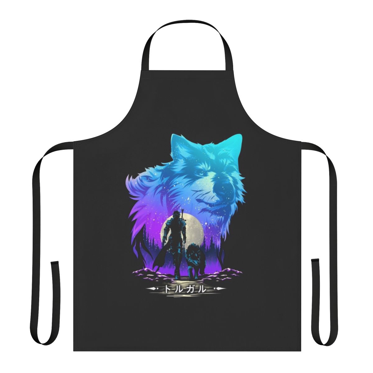 Torgal-Inspired Video Game Apron with Wolf Design