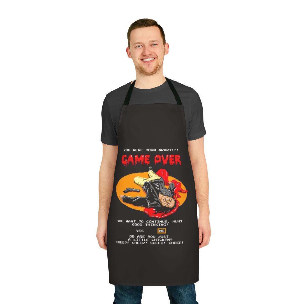 Torn Apart Apron - Parody Apron Inspired by the Cult Classic Film "The Room" and "The Disaster Artist"