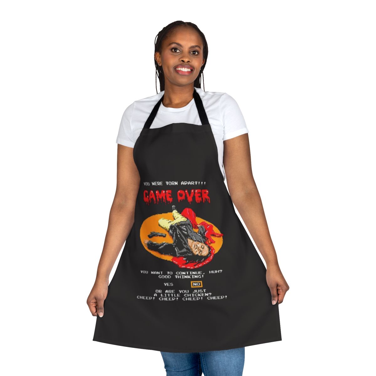 Torn Apart Apron - Parody Apron Inspired by the Cult Classic Film "The Room" and "The Disaster Artist"