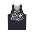Toss A Coin To Your Witcher Unisex Black & White Tank Top