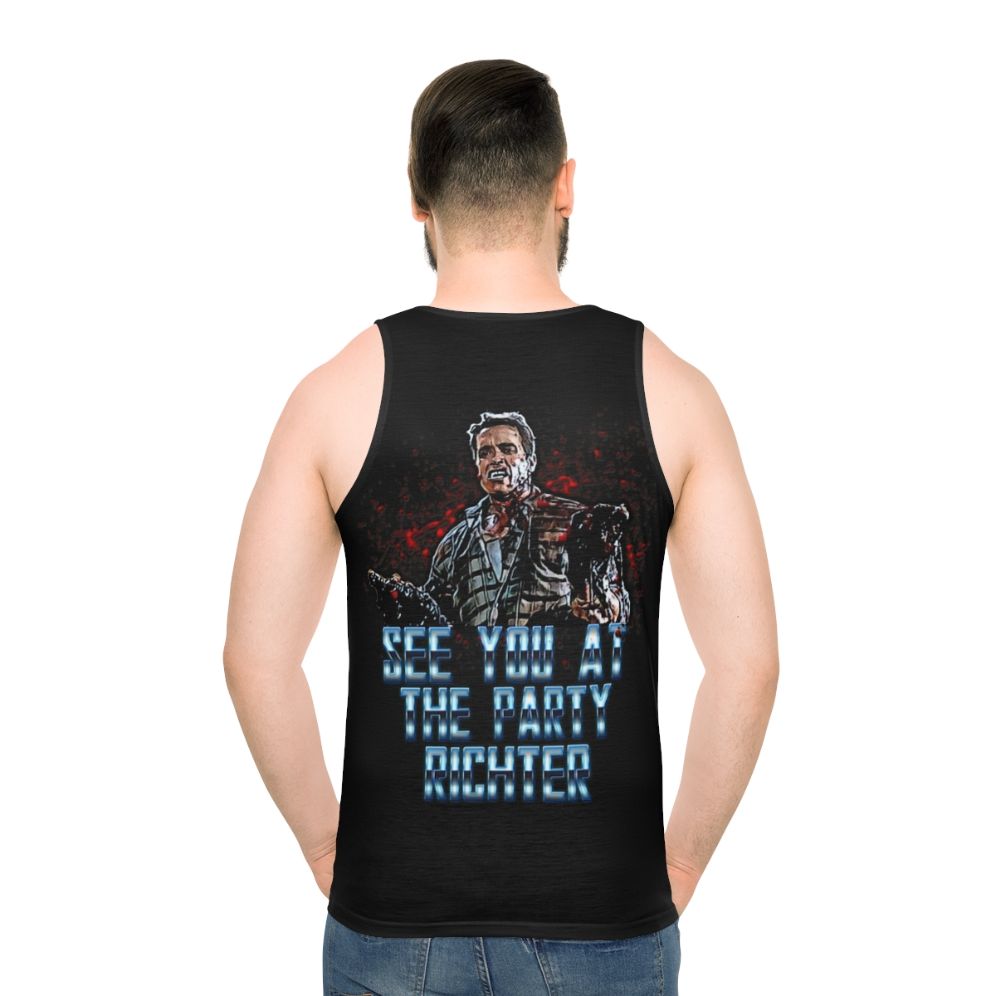 Unisex "Total Recall" movie references tank top