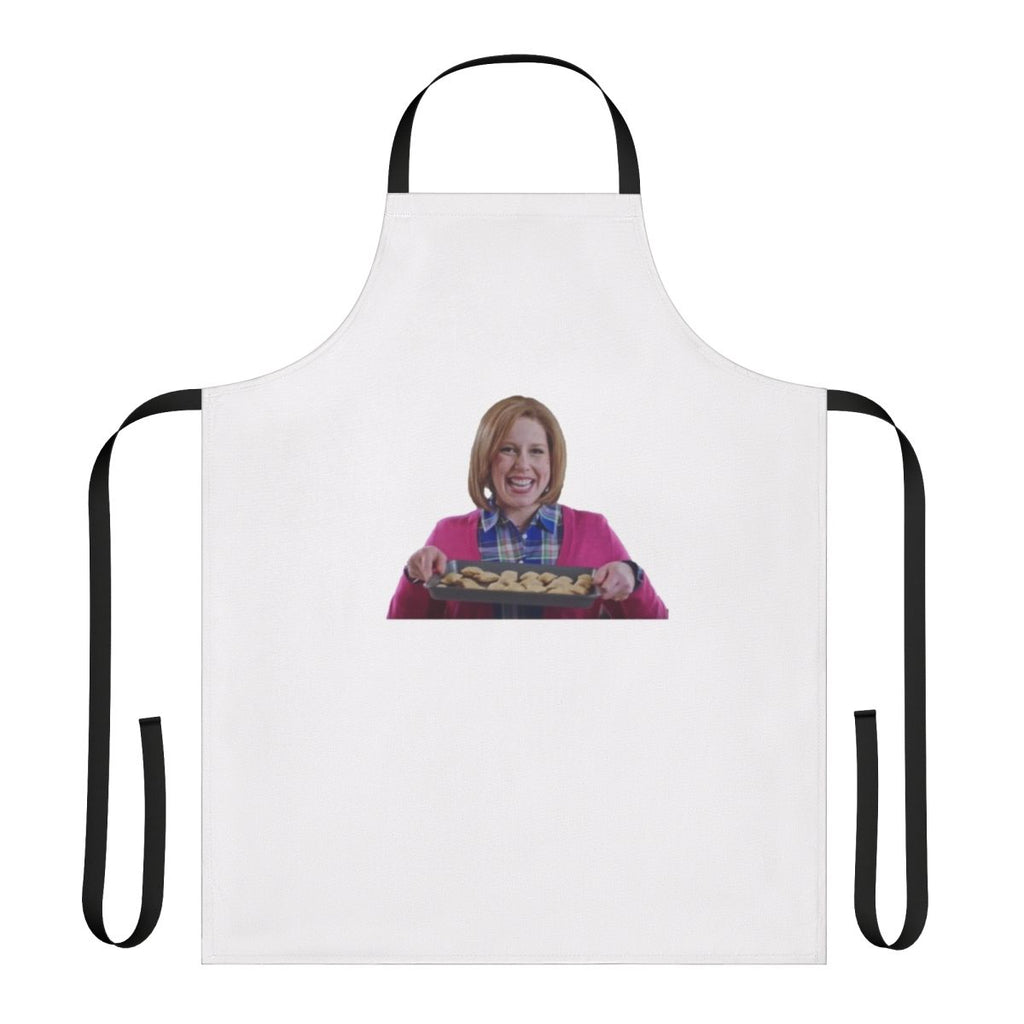Totino-themed apron with a design inspired by the popular SNL sketch featuring Vanessa Bayer