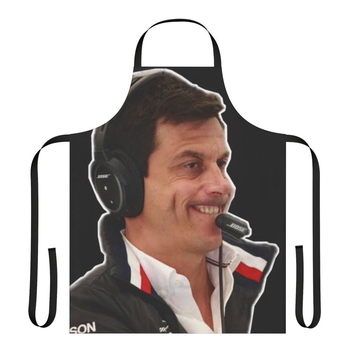 Toto Wolff Inspired Funny Face Apron for Formula 1 Fans