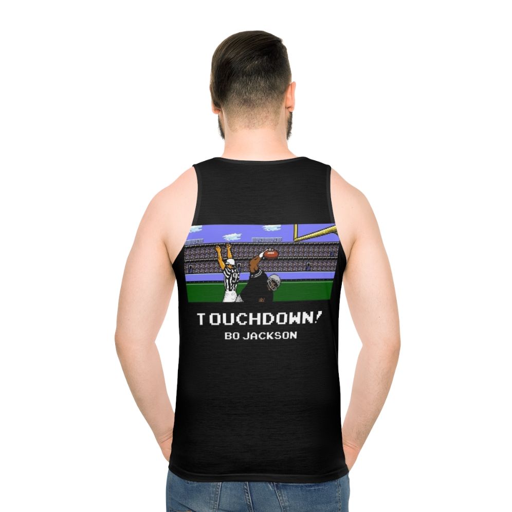Touchdown Bo Retro 8-Bit Oakland Raiders Unisex Tank Top