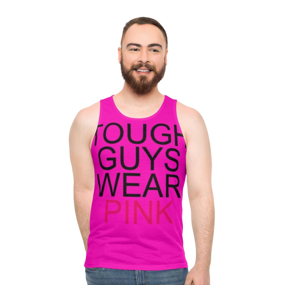 Tough Guys Wear Pink Unisex Tank Top for Roblox Fans