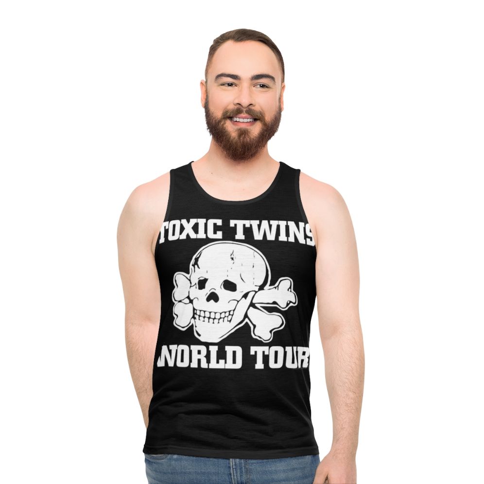 Toxic Twins Music Band Tour Skull Design Unisex Tank Top