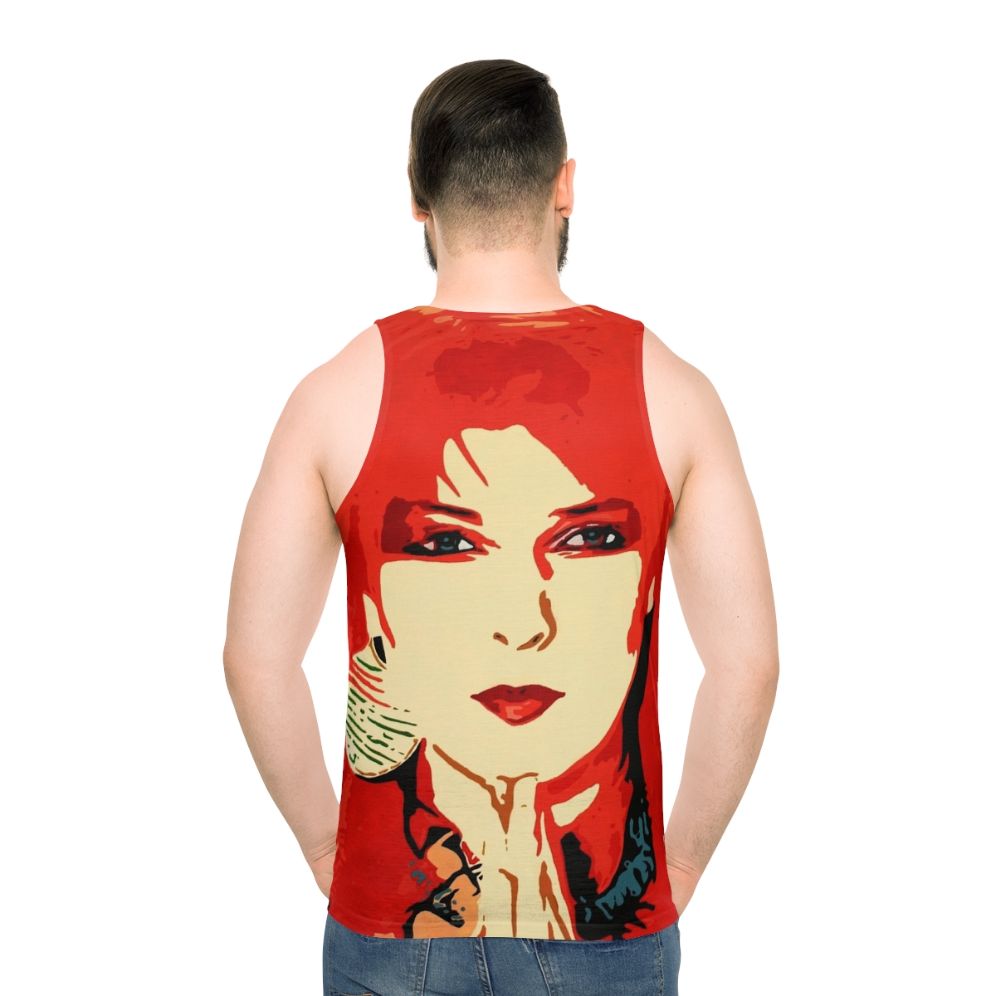 Toyah Unisex Tank Top with Vibrant Pop Art Design