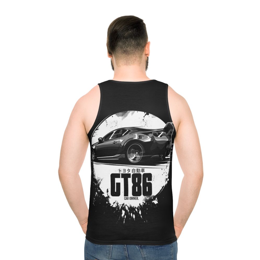 Toyota GT86 Unisex Lowered Car Graphic Tank Top