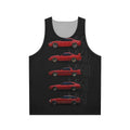 Toyota Supra Generations Unisex Tank Top