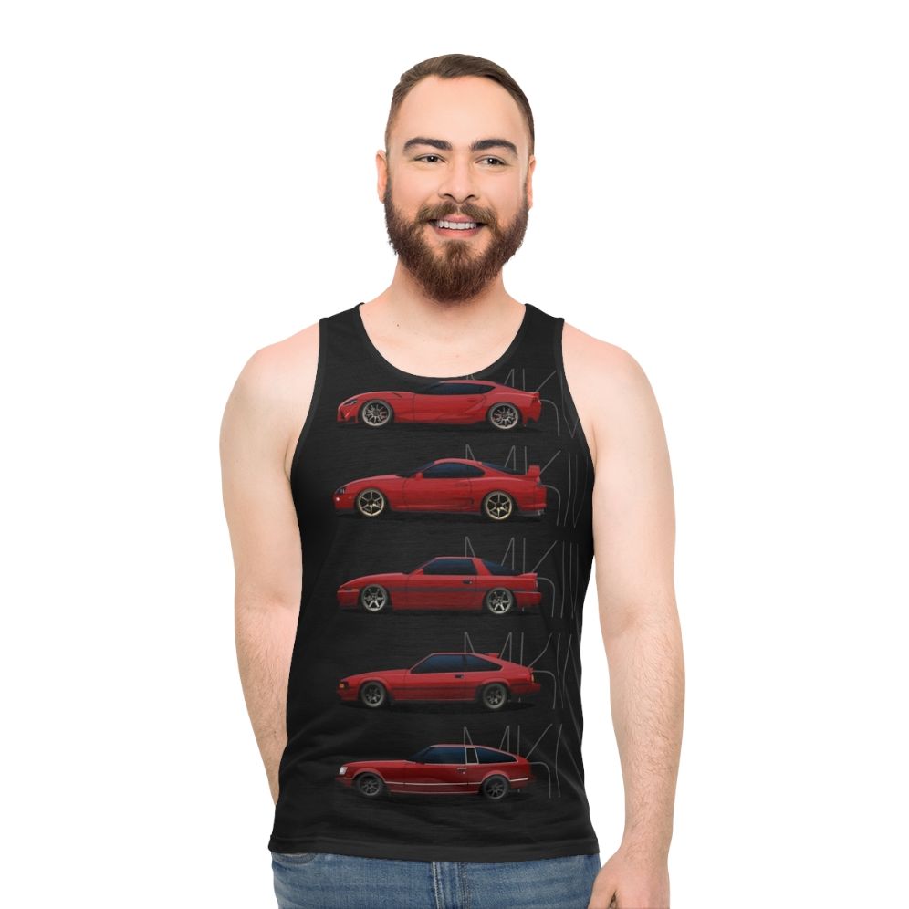 Toyota Supra Generations Unisex Tank Top
