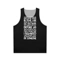 Tracy Chapman 'Fast Car' Lyrics Unisex Tank Top
