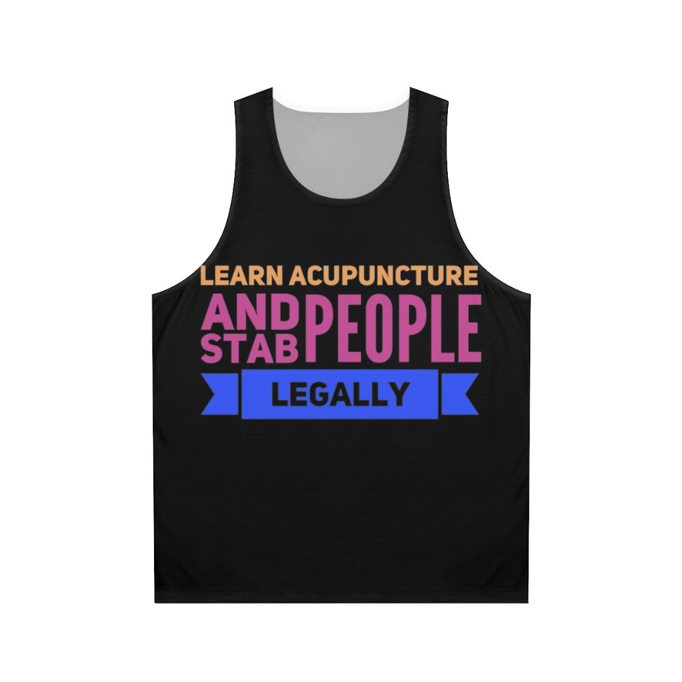 Traditional Chinese Medicine Acupuncture Occupations Unisex Tank Top