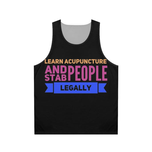 Traditional Chinese Medicine Acupuncture Occupations Unisex Tank Top