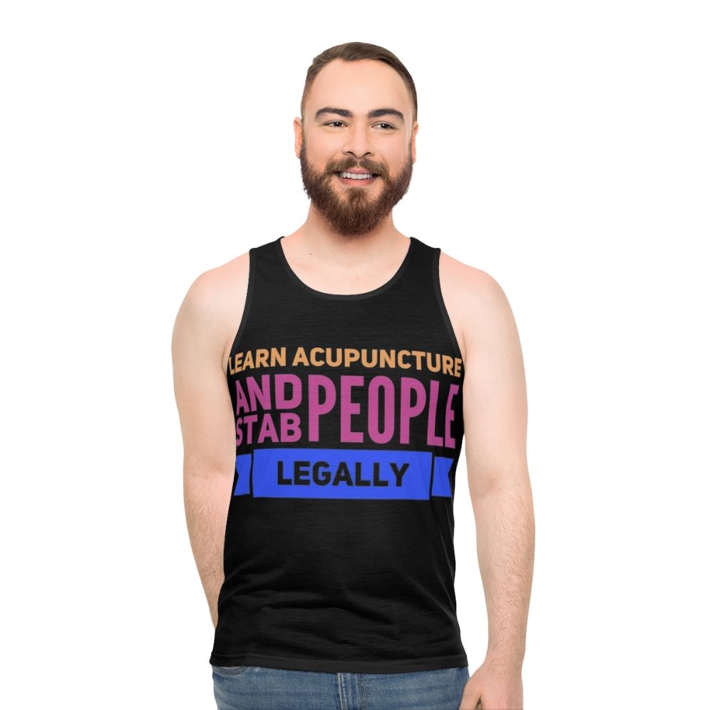 Traditional Chinese Medicine Acupuncture Occupations Unisex Tank Top