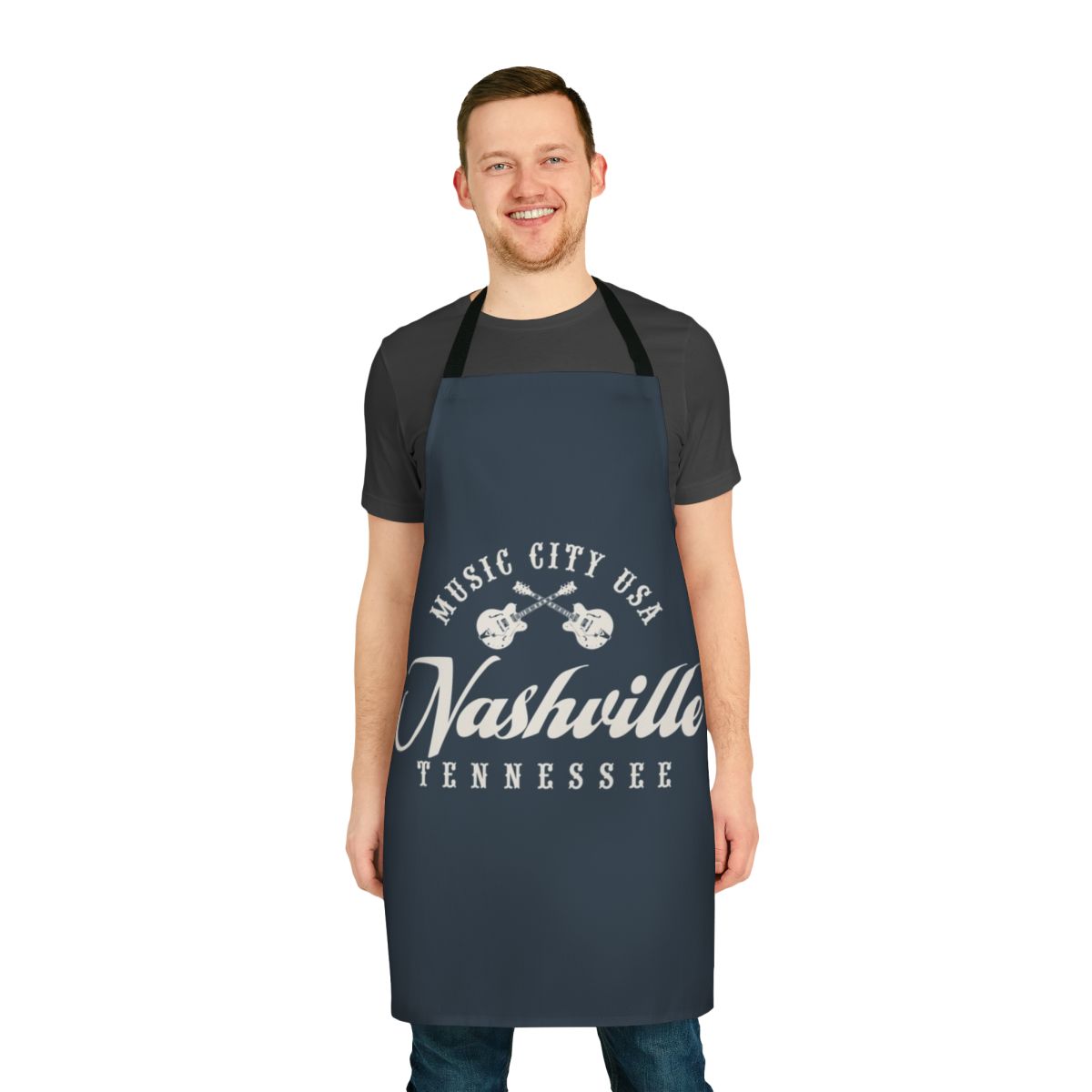 Nashville Music City Tennessee Traditional Guitar Apron