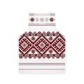 Unisex tank top with traditional Romanian geometric motif pattern
