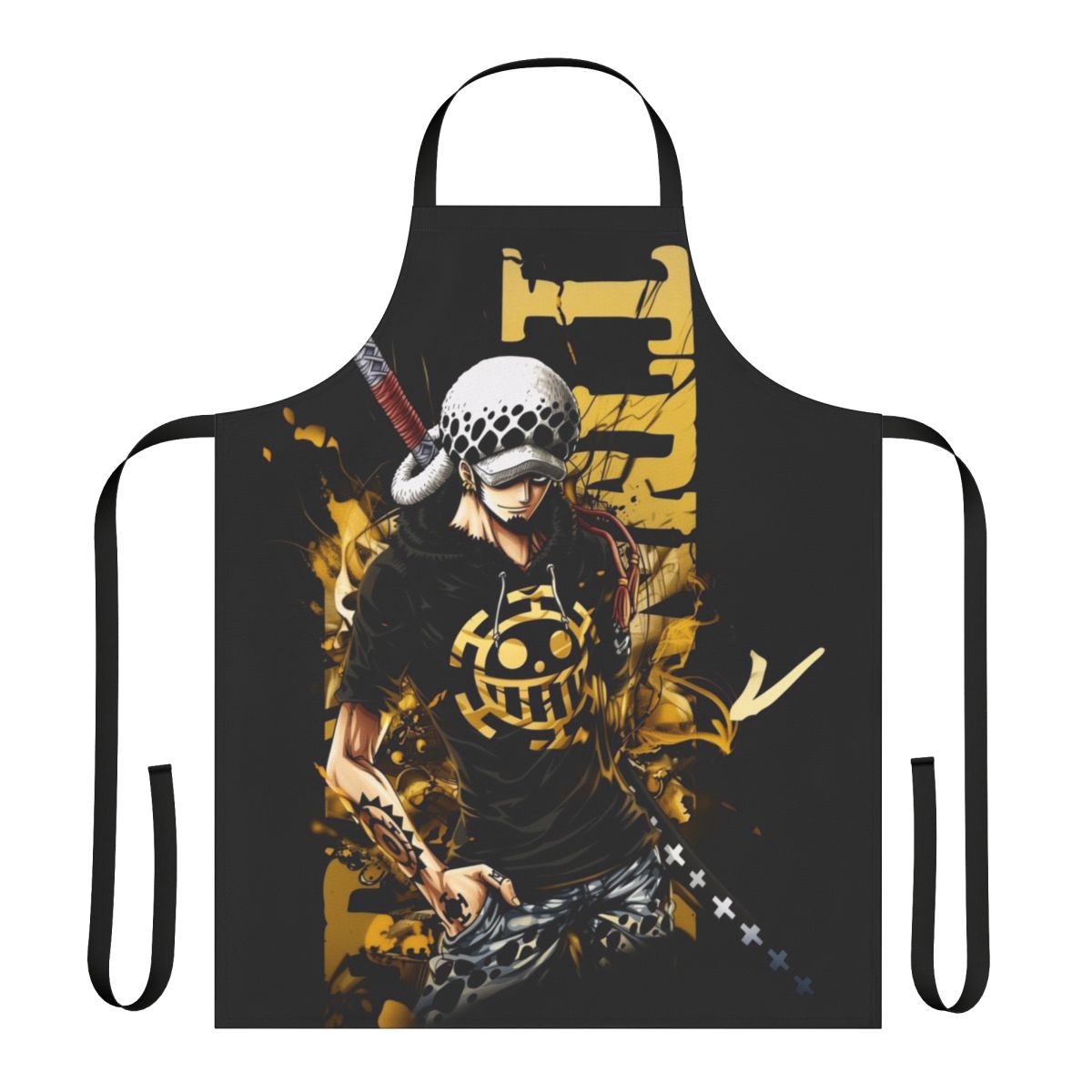 Trafalgar Law Inspired Anime Apron with One Piece Theme
