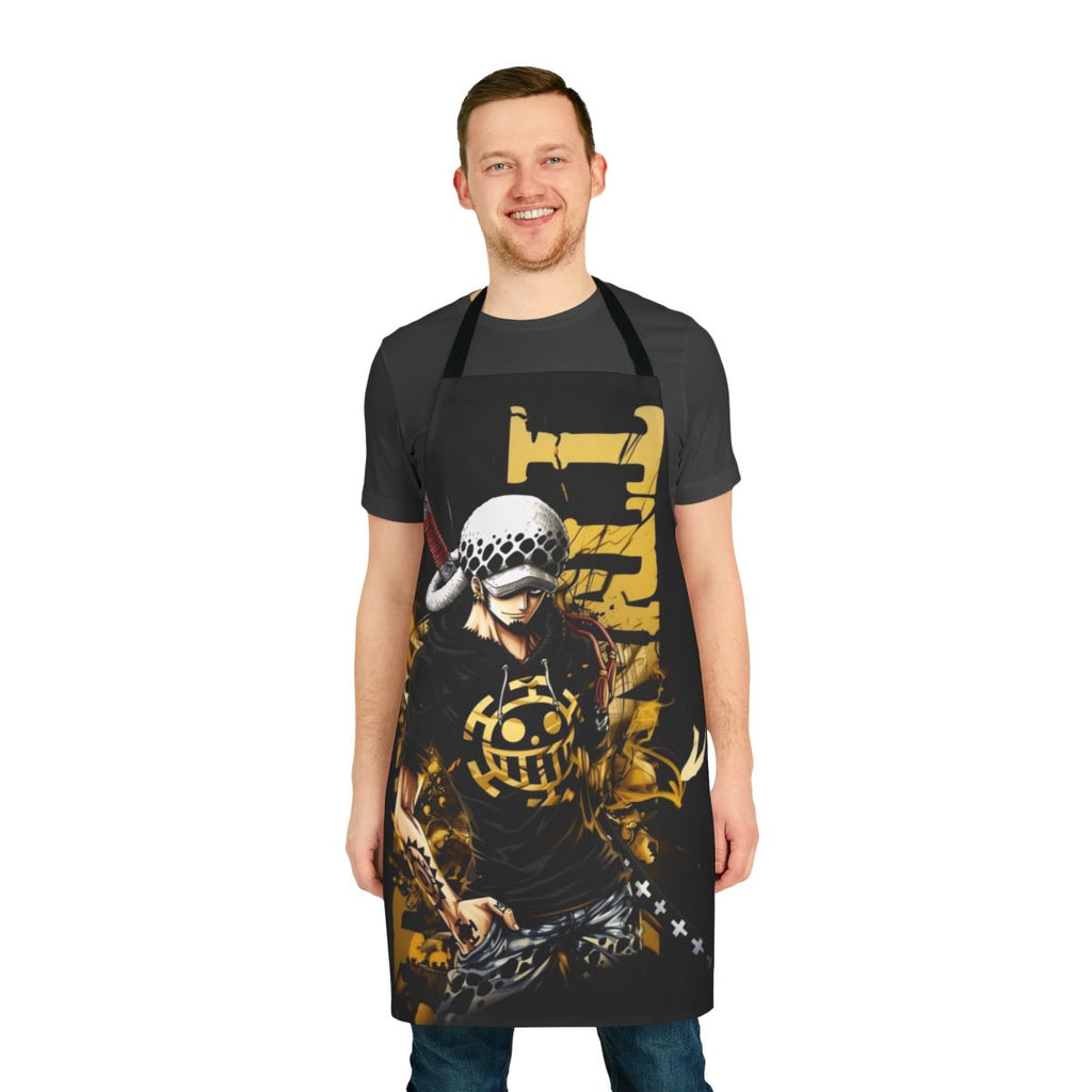 Trafalgar Law Inspired Anime Apron with One Piece Theme