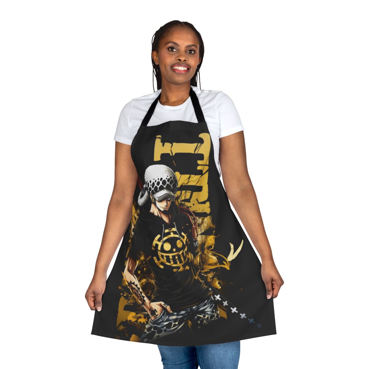 Trafalgar Law Inspired Anime Apron with One Piece Theme