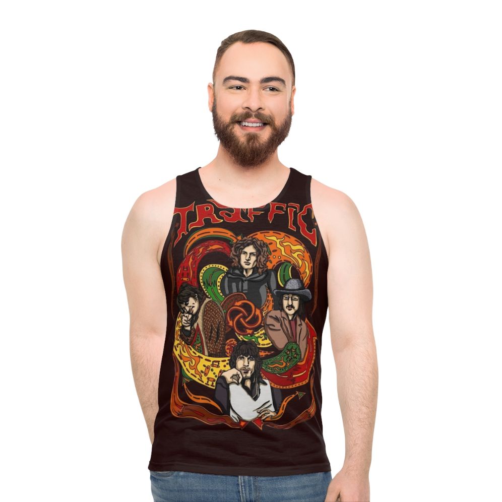 Traffic band unisex tank top with Steve Winwood