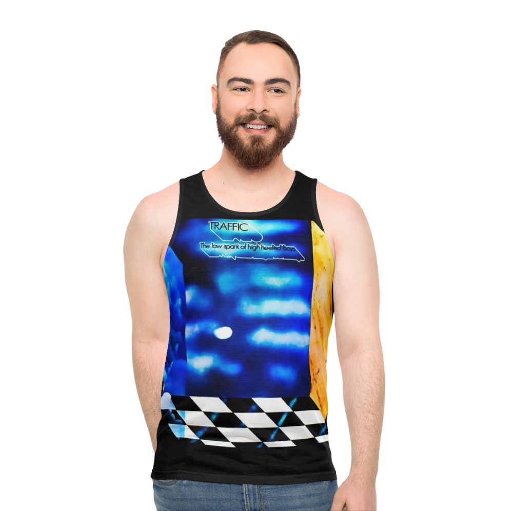 Unisex vintage Traffic band tank top