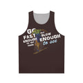 Trailrun unisex athletic tank top