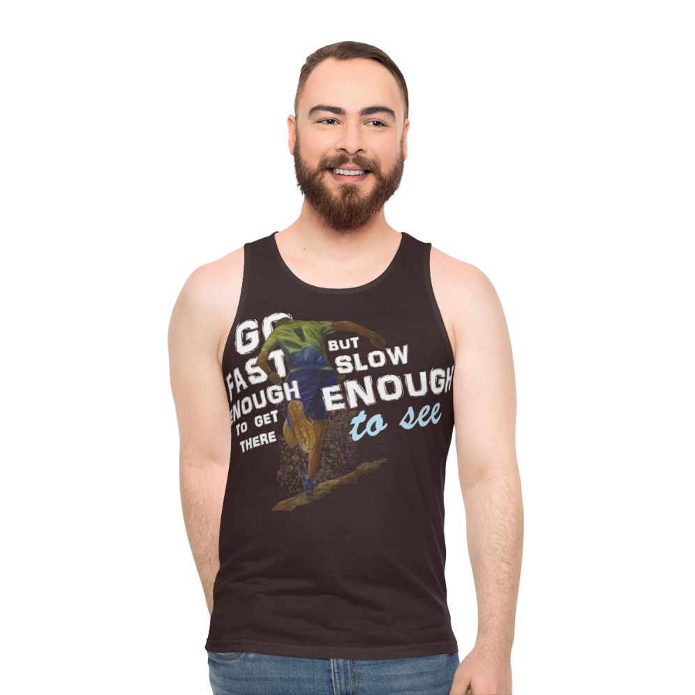 Trailrun unisex athletic tank top