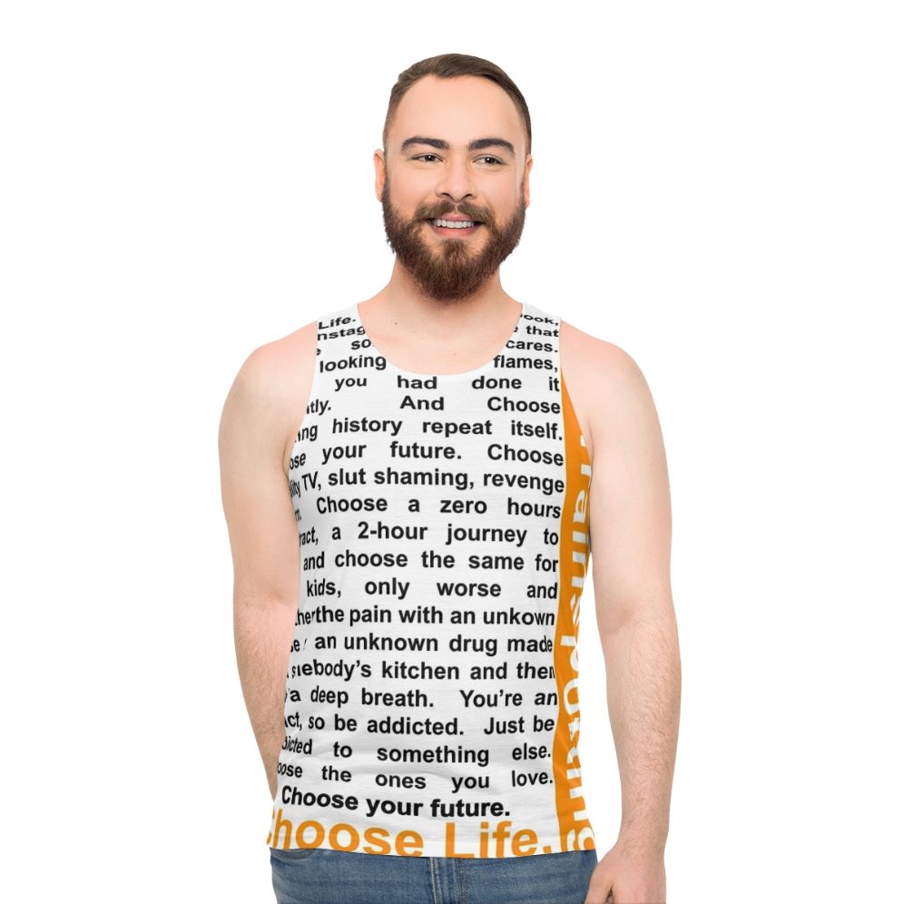 Trainspotting "Choose Life" Unisex Tank Top