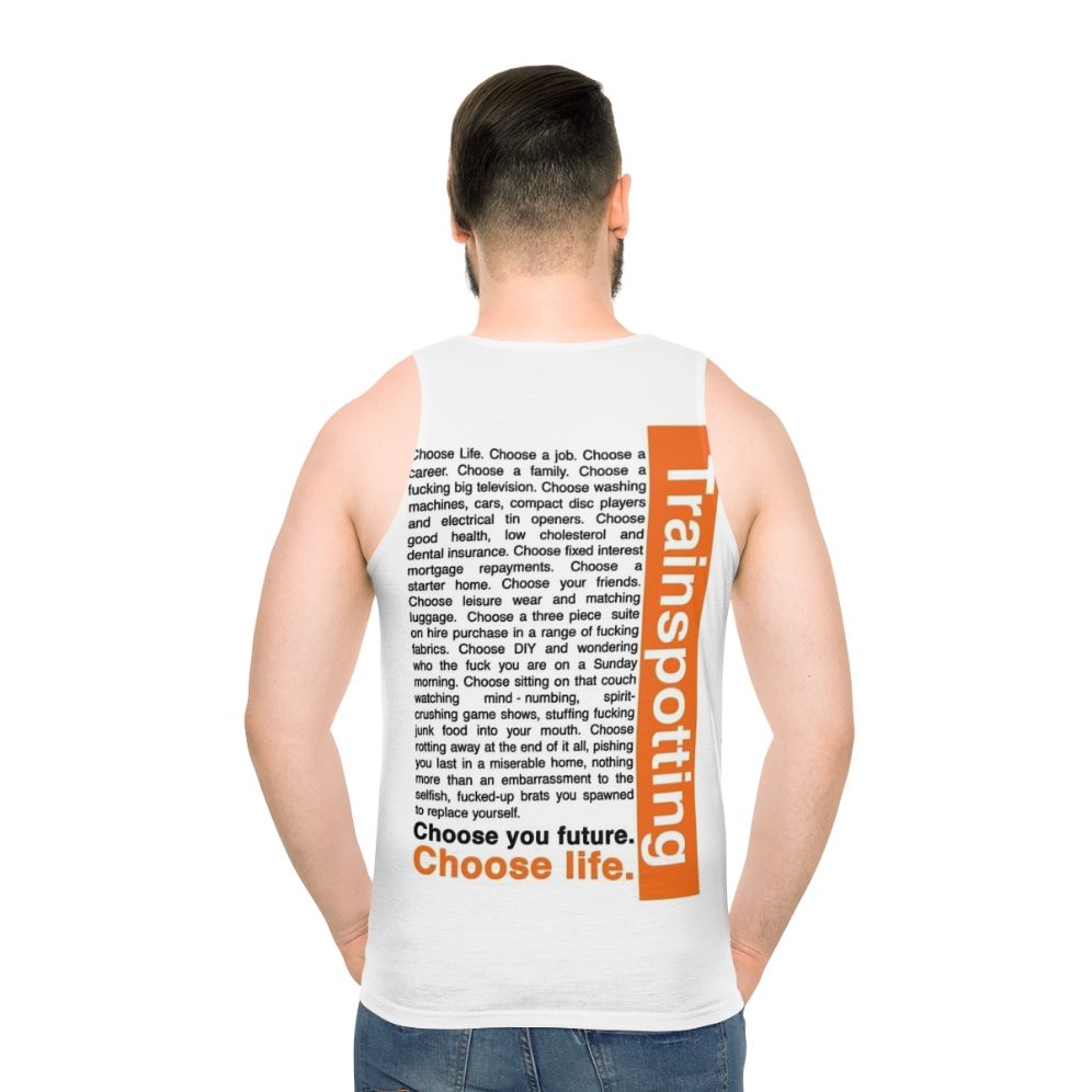 Trainspotting choose life unisex tank top