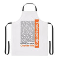 Trainspotting Inspired Choose Life Apron with Iconic Movie Quotes