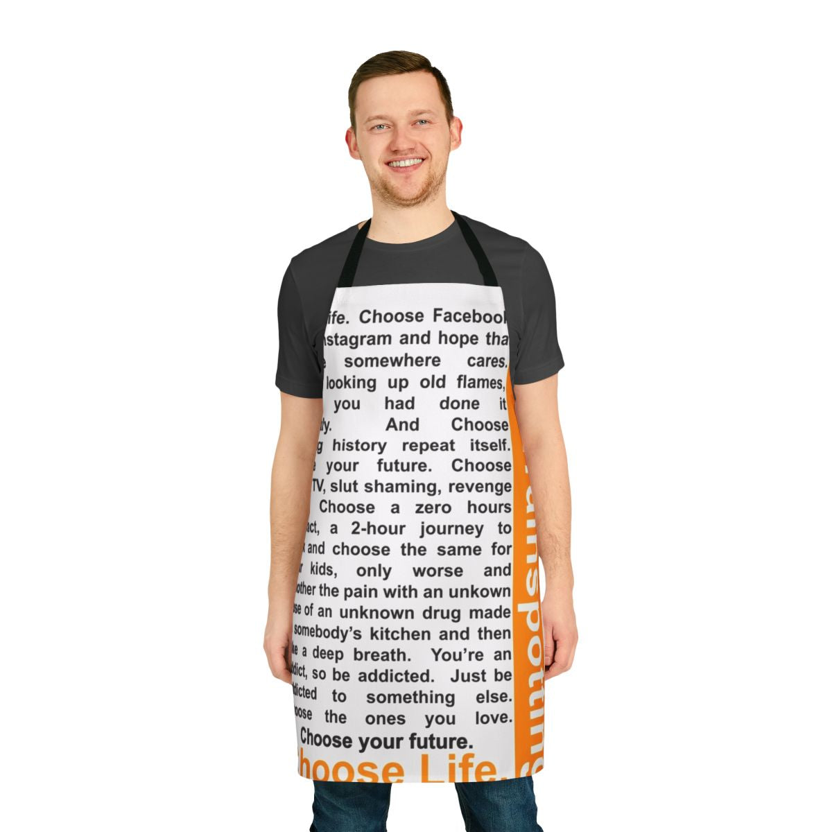 Trainspotting T2 "Choose Life" Inspired Apron