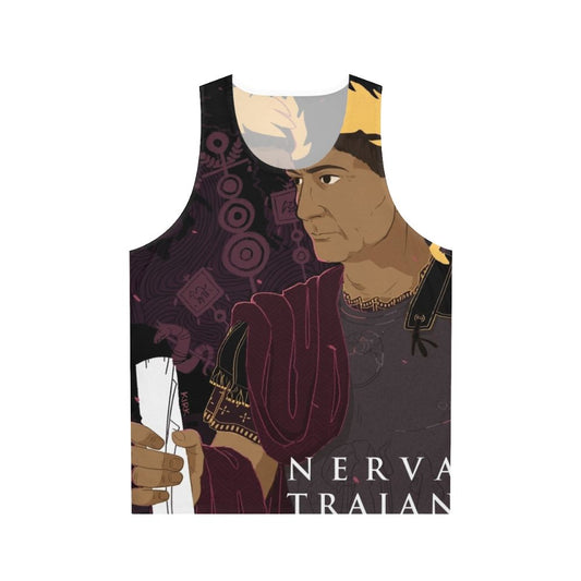 Trajan Unisex Roman Emperor Ancient History Tank Top