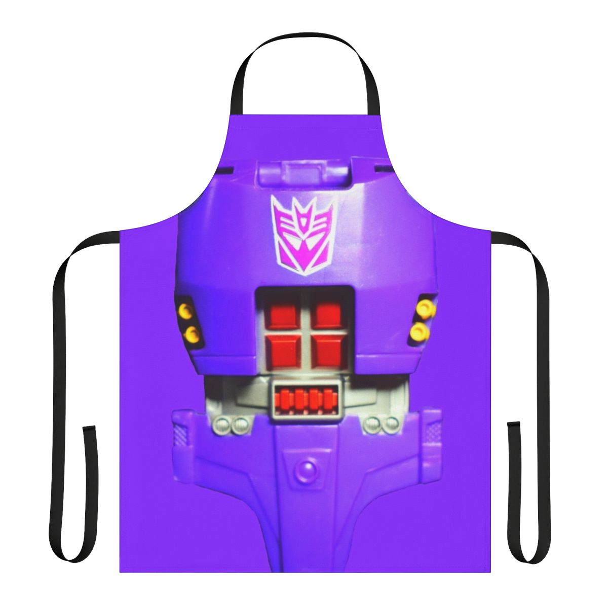 Transformers Galvatron inspired chest apron with detailed design for cosplay and toy display.