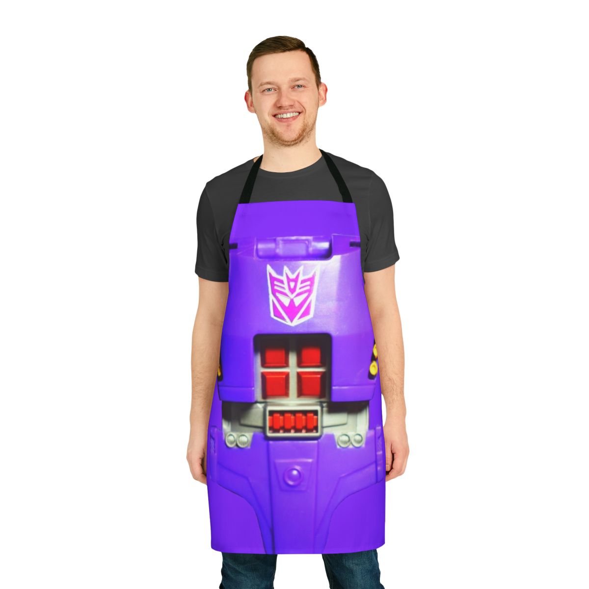 Transformers Galvatron inspired chest apron with detailed design for cosplay and toy display.