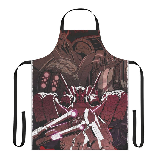 Transformers Inspired Apron Featuring Decepticon Symbols and Designs