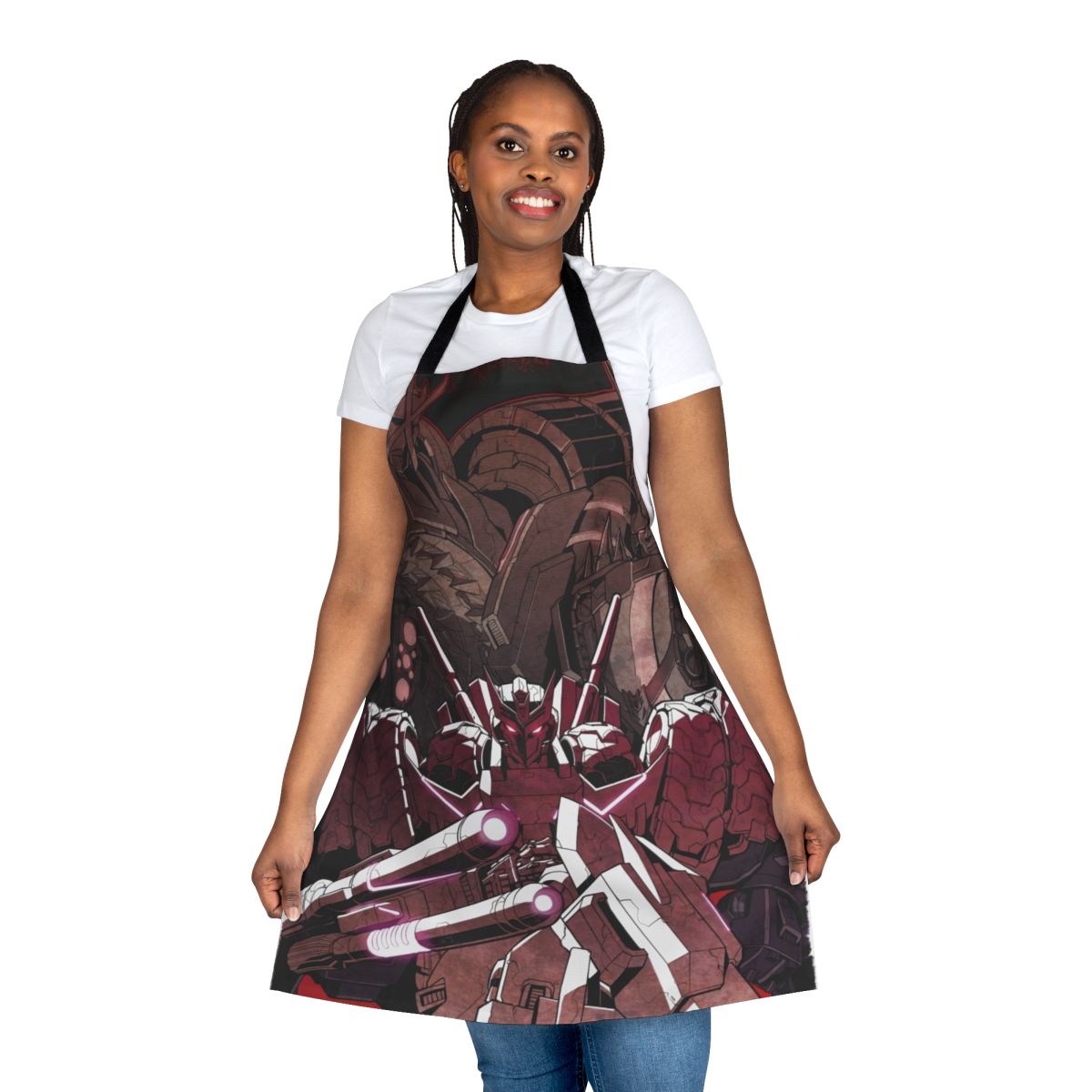 Transformers Inspired Apron Featuring Decepticon Symbols and Designs