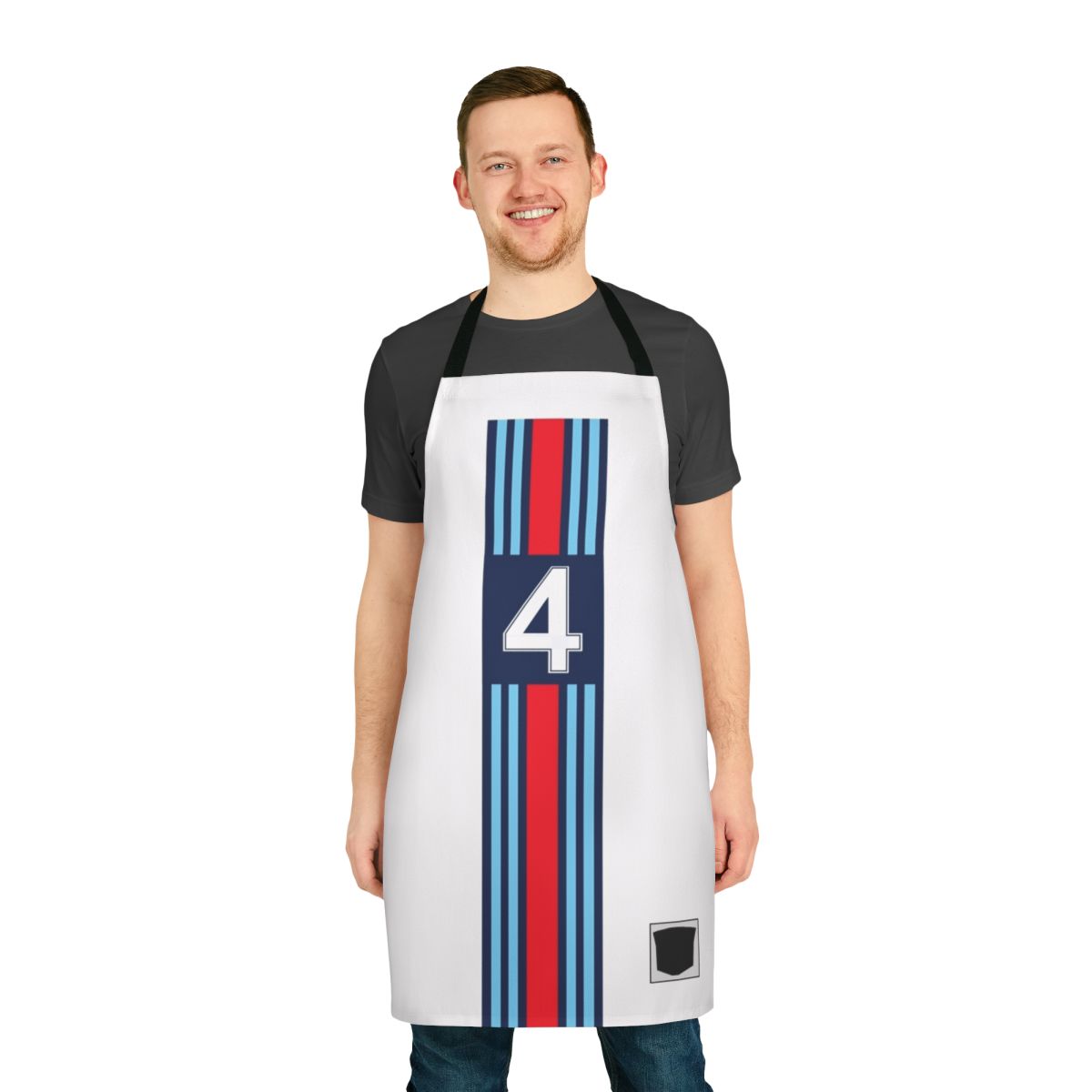 Transformers-inspired apron with a unique Rubsign logo design