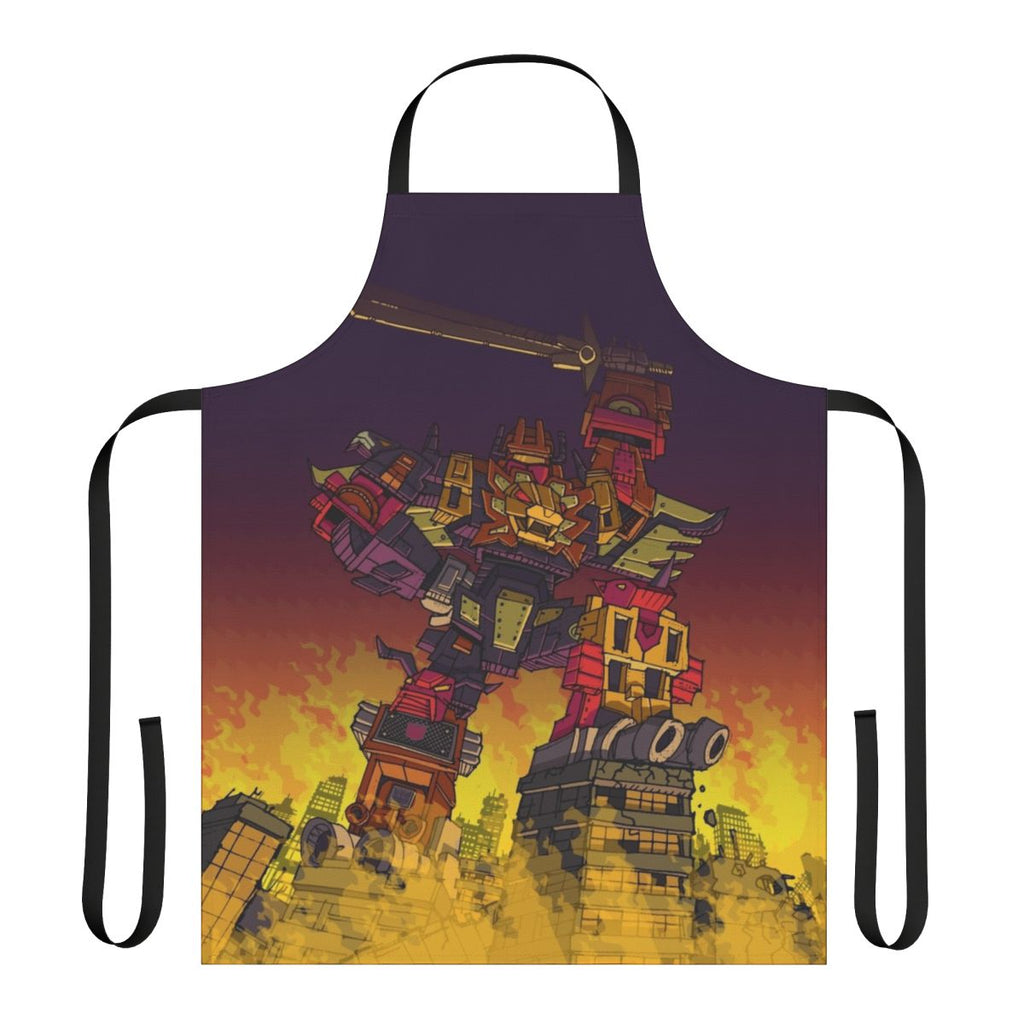 Transformers-inspired robot apron featuring the iconic Predaking character