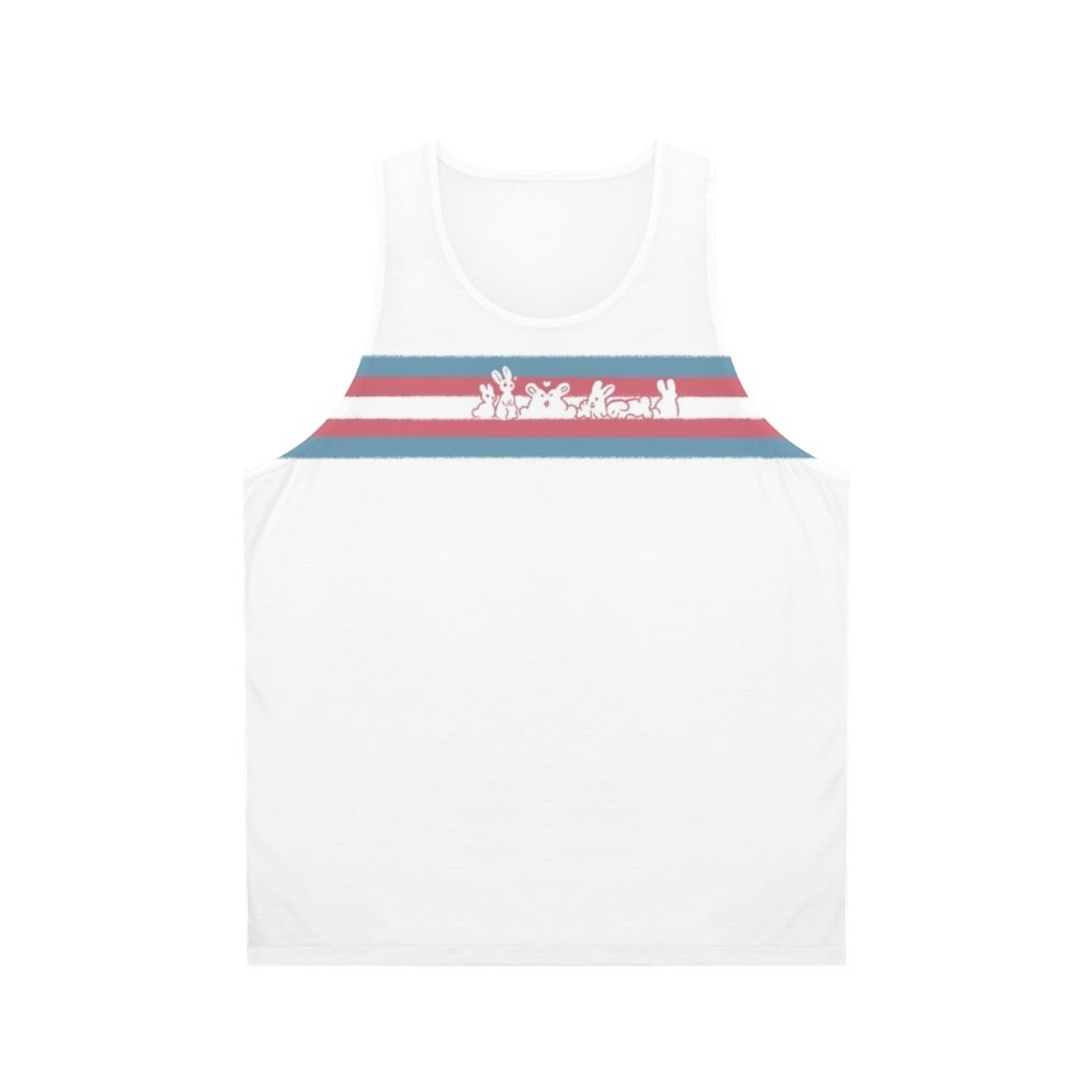 Transgender Pride Rabbit Unisex Tank Top
