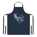 Transparent kitchen apron with a sea creature design, perfect for Subnautica fans