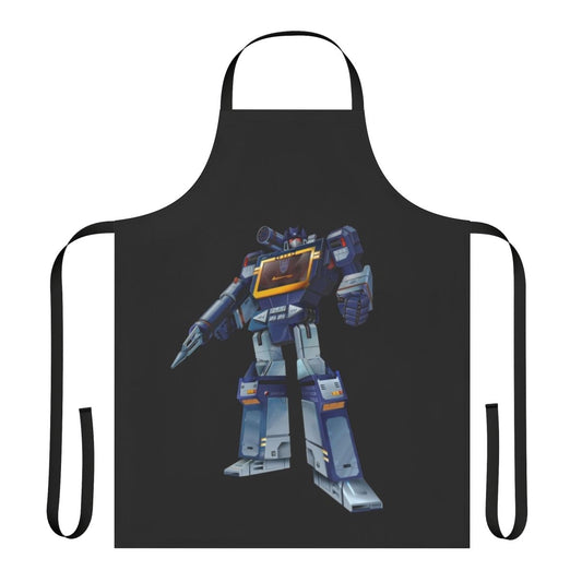 Transparent background apron featuring the iconic Transformers character Soundwave