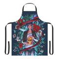 "Trapped by Destiny" apron featuring Chloe Price and Max Caulfield from the video game Life is Strange