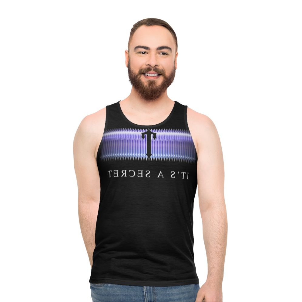 Trapstar Classic Unisex Tank Top in Black and Purple